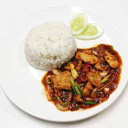 Rice+Fried Chili Paste (ข้าว+ผัดพริกเผา)