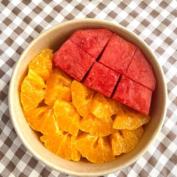 ส้มใต้หวัน + แตงโม