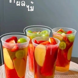 ชาพีชผลไม้รวม