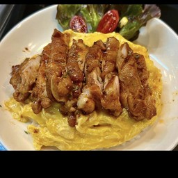 ข้าวไข่ข้นไก่สไปซี่