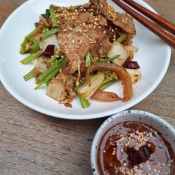 สุกี้แห้ง ทะเล ผัดหม่าล่า