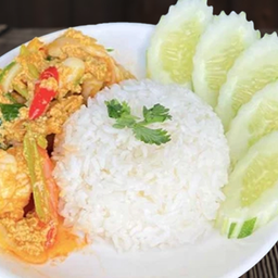 Rice+Masala Curry (ข้าว+ผัดผงกะหรี่)