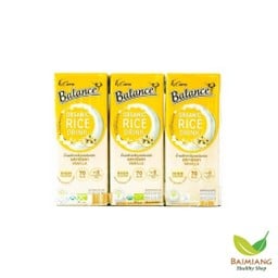 Balance น้ำนมข้าวกล้องออร์แกนิก รสวานิลลา 180มล.(ยกแพ็ค)