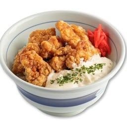 ข้าวหน้าไก่ทอดซอสนันบัง