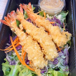 สลัดกุ้งเทมปุระ