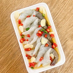 กุ้งดองน้ำปลา [ขนาดไซต์ 28 ตัว/โล] [6-8 ตัว/กล่อง]