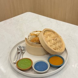 Steamed Bread with 3 sauce