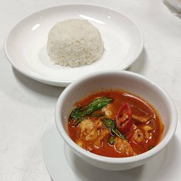 Rice+Panaeng Curry (ข้าว+ พะแนง)