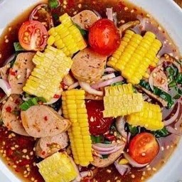 ตำข้าวโพดไก่ยอปลาร้า