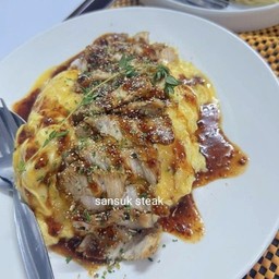 ข้าวไข่ข้นหมูแจ่ว