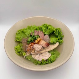 เกาเหลาต้มเลือดหมูสูตรเยาวราช