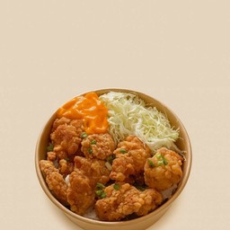 ข้าวไก่คาราเกะชีส