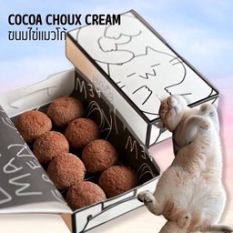 ขนมไข่แมวอบ ไส้โกโก้ COCOA CAT’S BALL