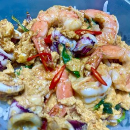 ข้าวหน้า ห่อหมกทะเล