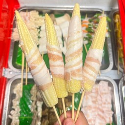 ข้าวโพดอ่อนพันสามชั้น