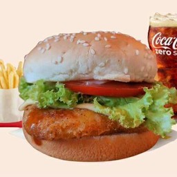 ชุดเบอร์เกอร์ไก่