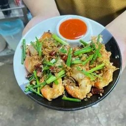 กุ้งคั่วพริกเกลือ