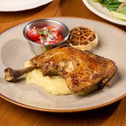 Grilled Chicken Thigh & Garlic