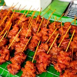 หมูทอด สันคอ 10 ไม้ (มันน้อย)