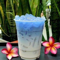 อัญชันนมสด