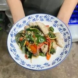 ผัดฉ่าปลากะพง
