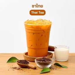 ชาไทย(แก้ว 16 ออนซ์)