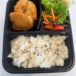 ข้าวหน้าปลาดอลลี่ซอสทงคัตสึ+มินิสลัด