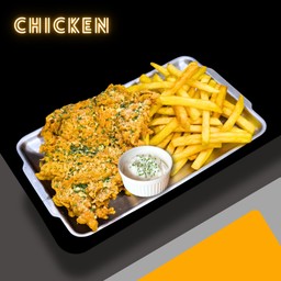 SET.สะโพกไก่ทอด+เฟรนช์ฟรายส์ทอด