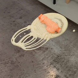 ปูอัดซอสไข่กุ้ง