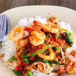 ขัาวเครื่องแกงทะเล