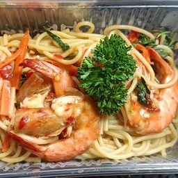 สปาเก็ตตี้ขี้เมากุ้งกุ้ง