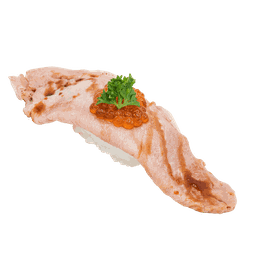 เนื้อวัวท็อปไข่ปลาแซลมอน