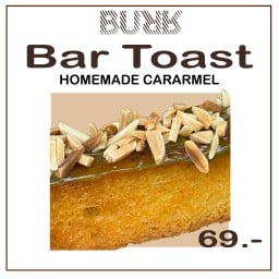 Burr Bar Toast (Homemade Caramel )