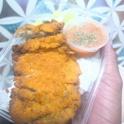 ข้าวไก่กรอบ สไปซี่มาโย