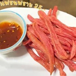 ไส้กรอกแดงเฟรนช์ฟรายด์