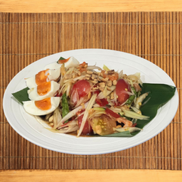 ส้มตำไทยไข่เค็ม
