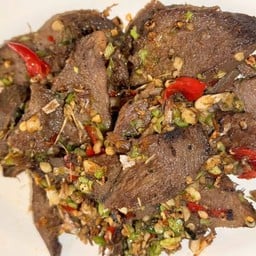 No229 ลิ้นวัวคั่วพริกเกลือ