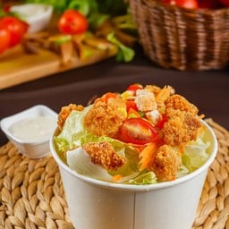 สลัดไก่ทอด