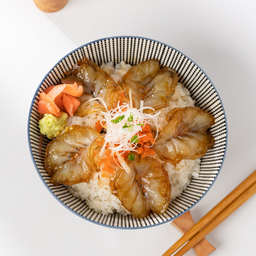 ข้าวหน้ากุ้งดอง