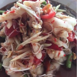 ตำเล็บมือนาง( ปูปลาร้า)