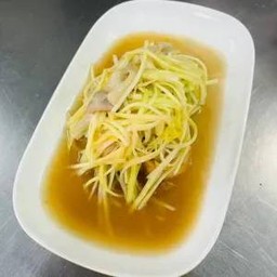 กุ้ยช่ายขาวผัดเต้าหู้ไข่