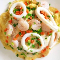 ข้าวไข่เจียวกุ้ง/หมึก/ทะเลรวม