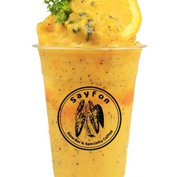 ส้ม เสาวรส  Orange Passion Fruit Smoothie