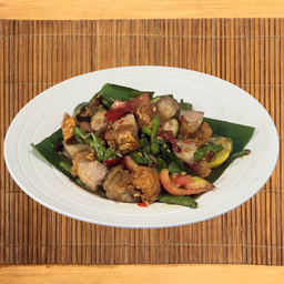 ตำถั่วหมูกรอบ