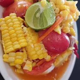 ตำข้าวโพดไข่เค็ม