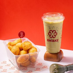 [เซตสุดฮิต] ขนมไข่ size s + ชาเขียว (GreenTea Premium)