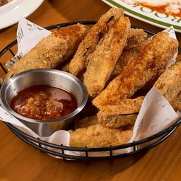 Deep Fried Eggplant with Marinara Sauce