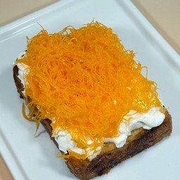 บันชา ขนมปังปิ้ง ชาไทย