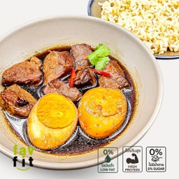 ข้าวกล้องไข่พะโล้หมูโบราณ (คลีน) Egg And Pork In Sweet Brown Soup With Brown Rice