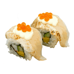 โรลท้องแซลมอนย่าง